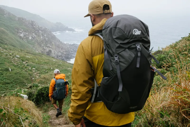 Rab Mens Downpour Eco Jacket - Footprint-Sahara-5